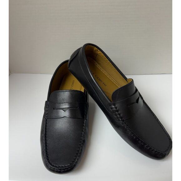 Vince Camuto Esmail Driving Loafer Men\'s 9.5 Black Leather main image 8